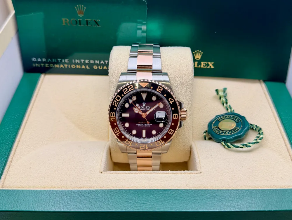 MarketPlace: 2019 Rolex GMT Master II Root Beer Watch Ref. 126711CHNR Full Set
