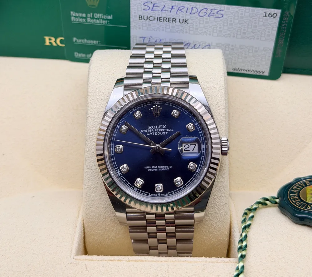 MarketPlace: 2019 Rolex Datejust 41 Watch Ref. 126334 Full Set