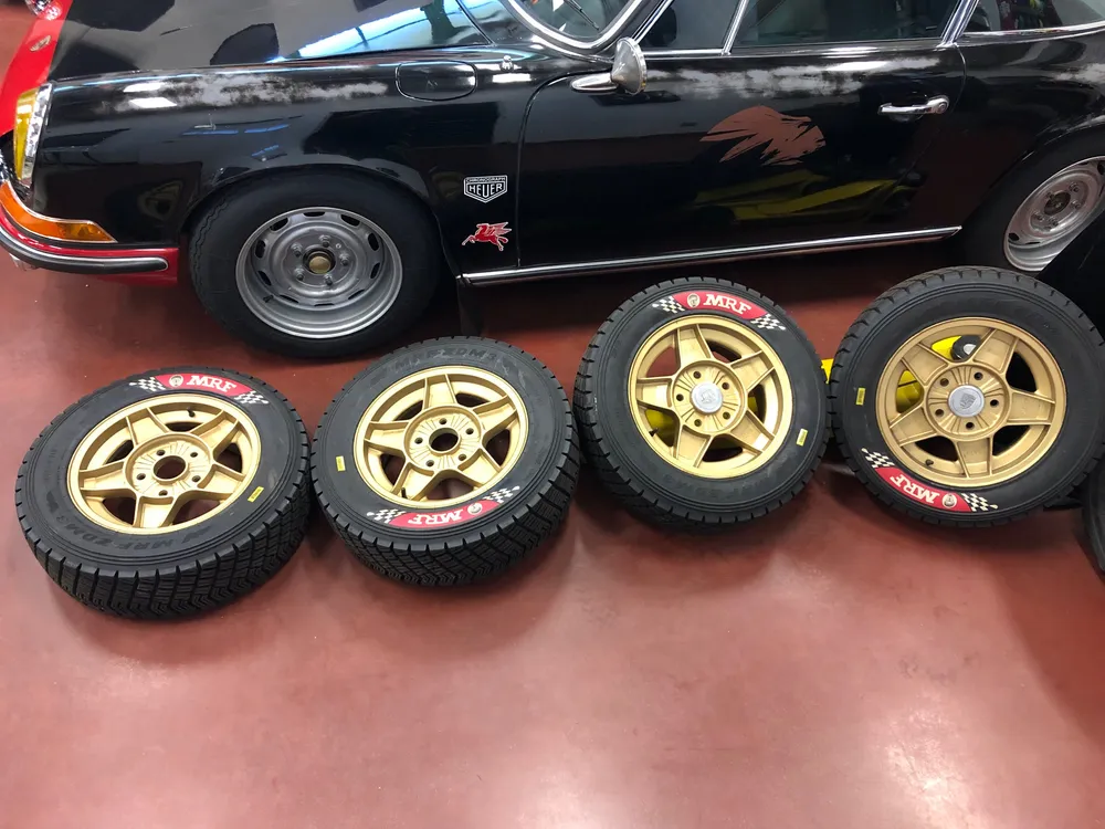 MarketPlace: ATS Wheels, MRF Tires + Spare, early 911 Rally/Safari Package