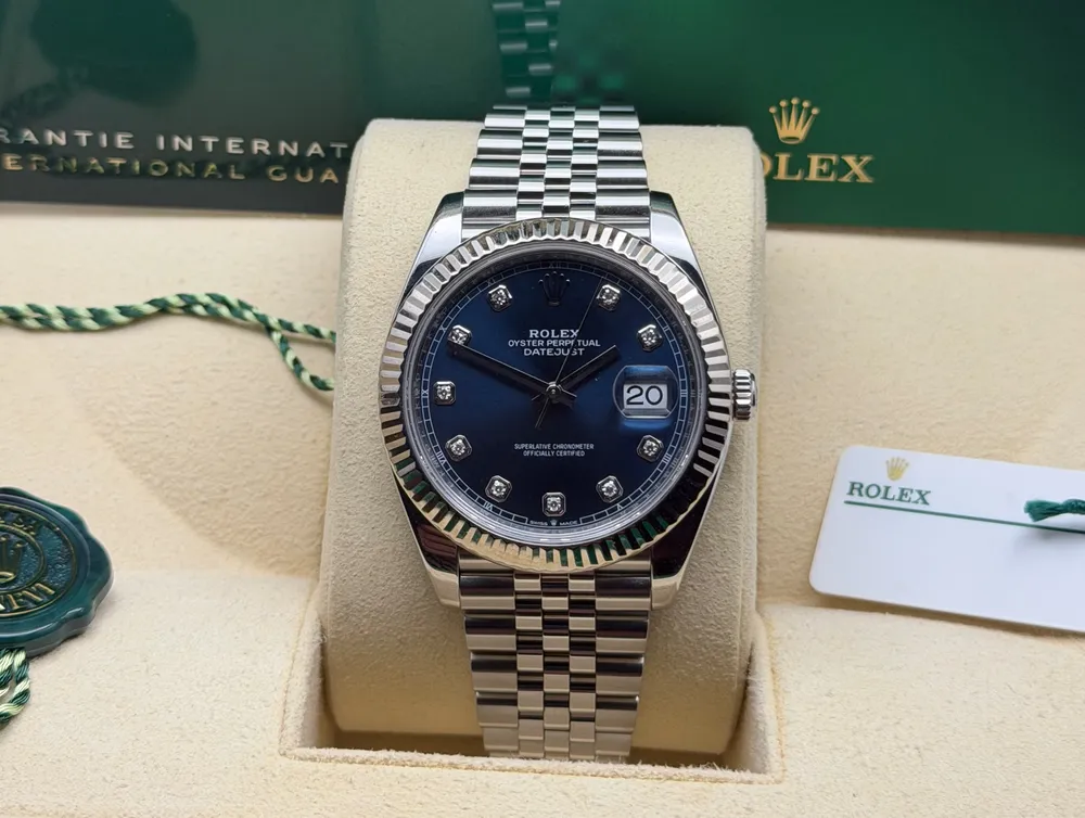 MarketPlace: 2022 Rolex Datejust 41 Watch Ref. 126334 Full Set