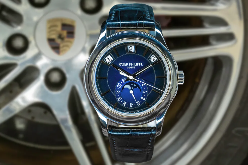 2019 Patek Philippe Annual Calendar Moonphase Watch Ref. 5205G Full Set